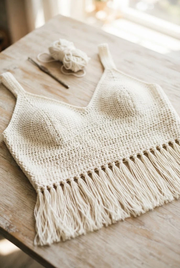Modern Western Cowboy Fusion — crocheted top outfit style outfit
