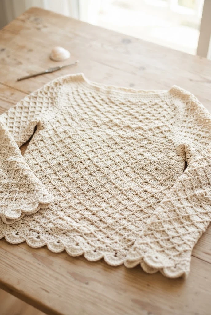 Coastal Brunch Minimalist — crocheted top outfit style outfit