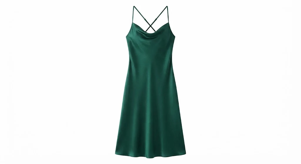 Anrabess Women's Satin Silk Slip Dress