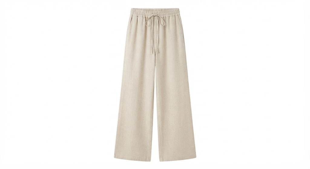Anrabess Women's Linen Wide Leg Pants