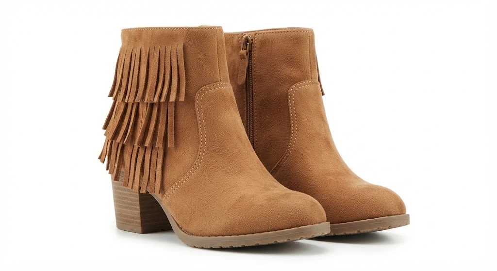 Soda Dasha Fringe Ankle Booties