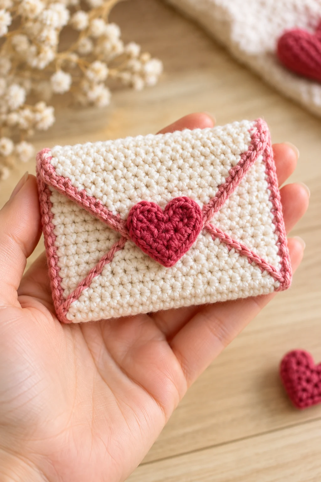 Crochet Love Letter Envelope — cute crochet gift style outfit