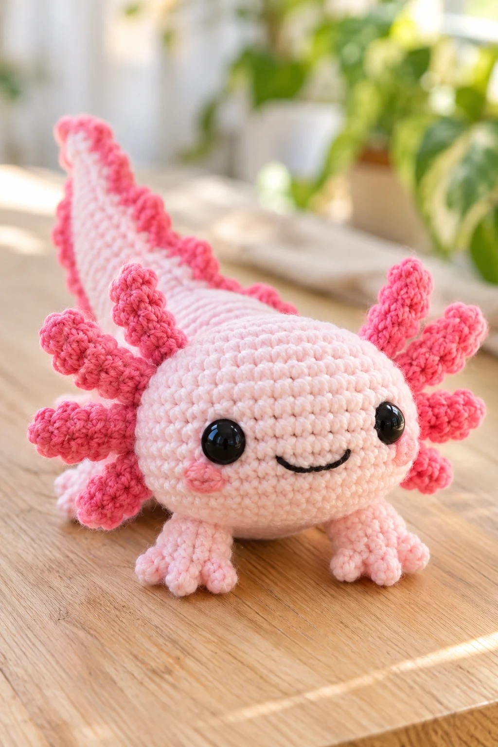Crochet Axolotl Amigurumi — cute crochet gift style outfit