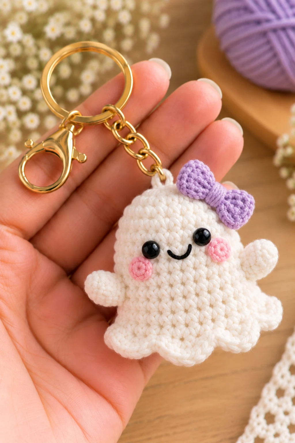 Mini Crochet Butterfly — cute crochet ideas keychain style outfit