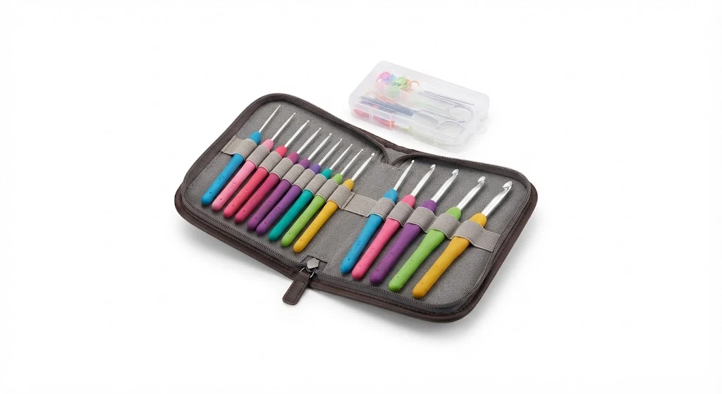 Yarniss Ergonomic Crochet Hooks Set with Case