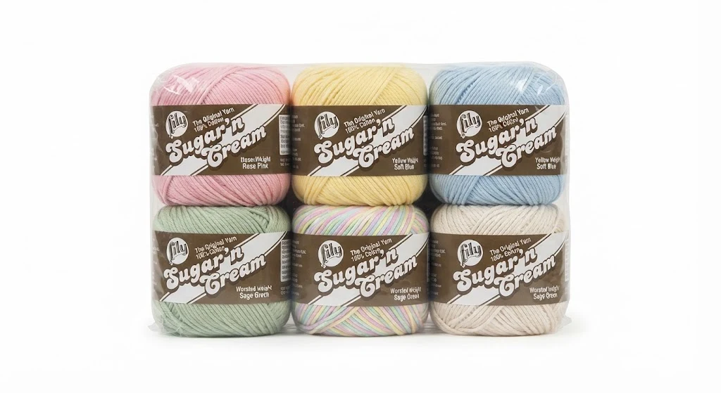 Lily Sugar'n Cream The Original Yarn Multi Pack Pastels