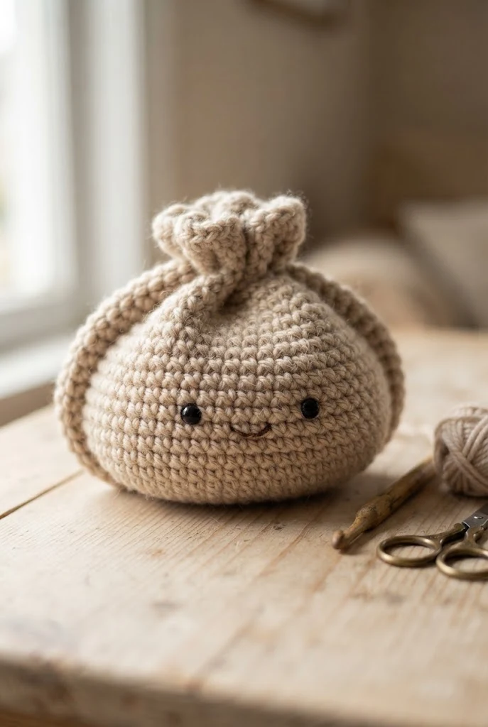 Amigurumi Emotional Support Dumpling — cute crochet