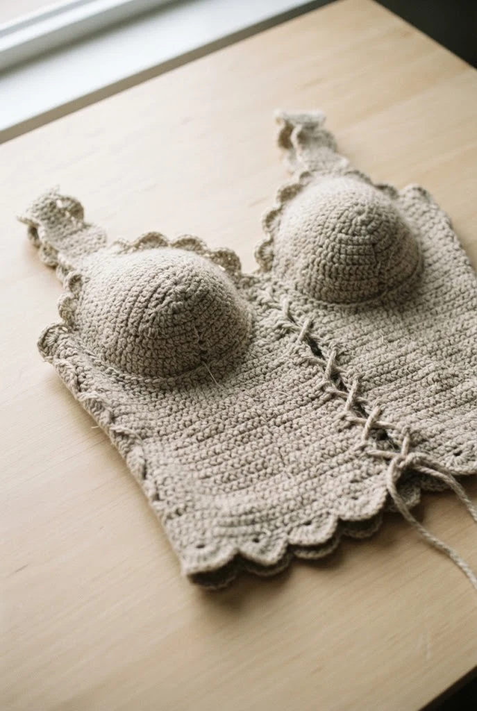 Scalloped Edge Corset Top — cute crochet tops style outfit