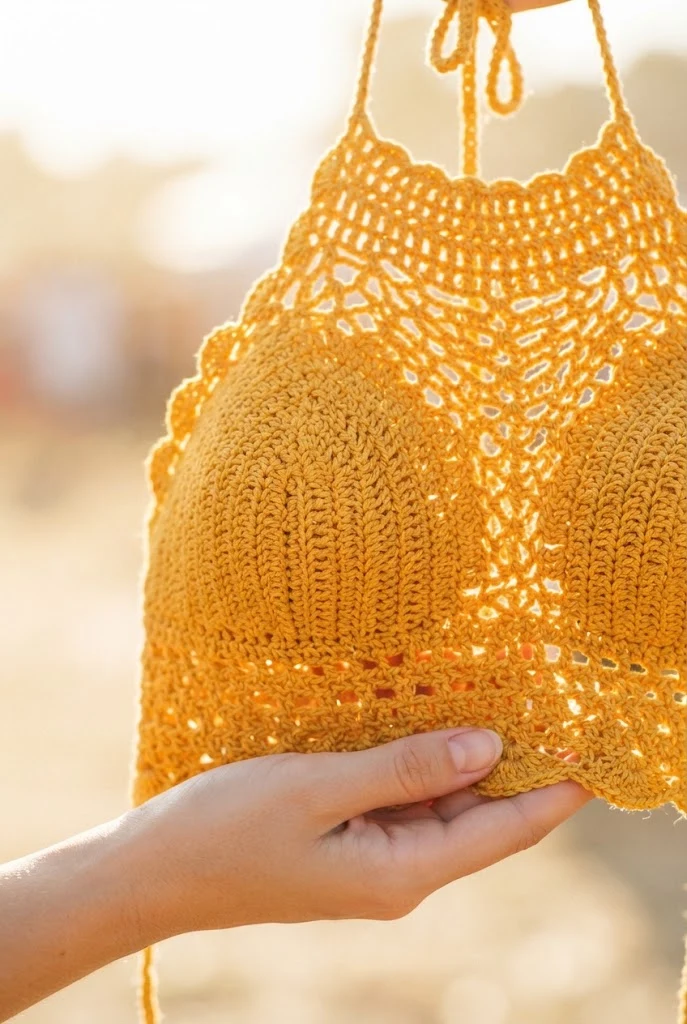 Sunset Bohemian Festival — cute crochet wearables style outfit