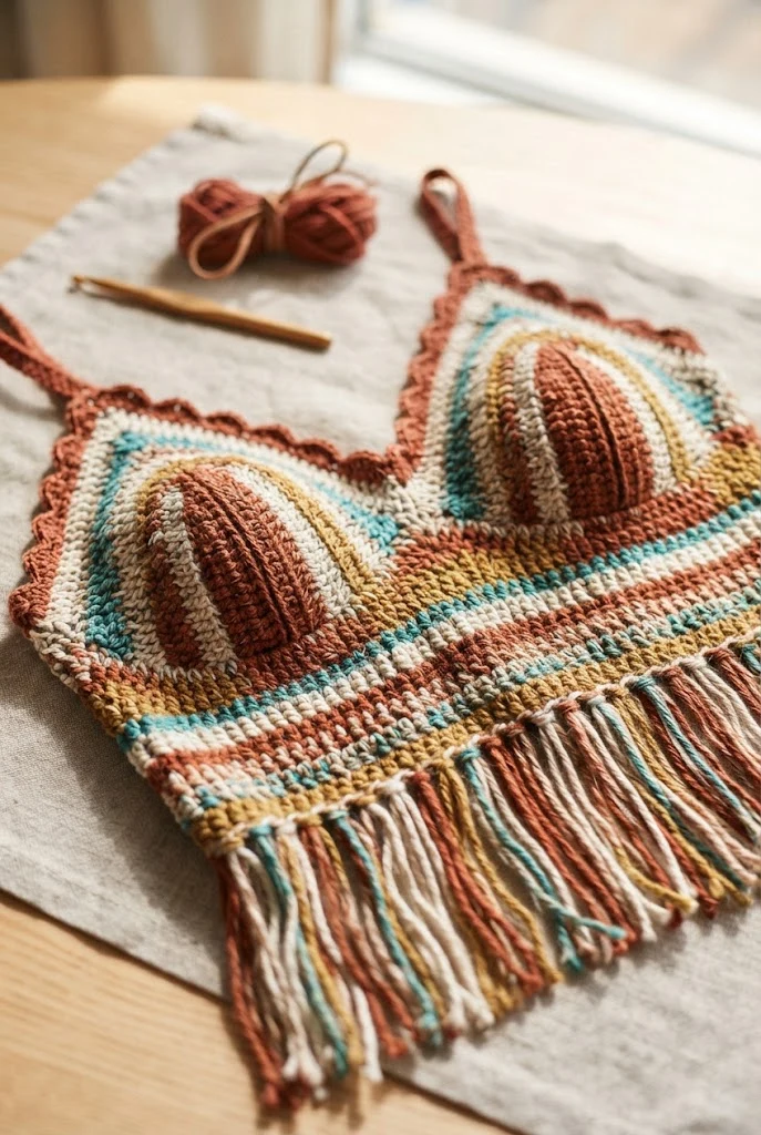 Modern Western Cowboy Fusion — cute crochet wearables style outfit