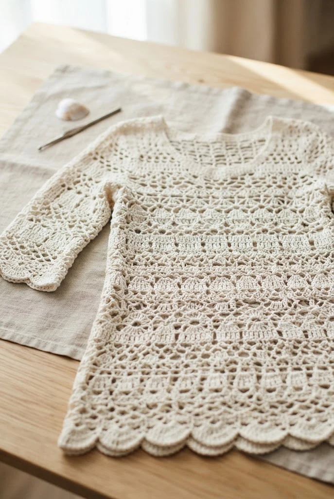 Seaside Vacation Ready — cute crochet wearables style outfit