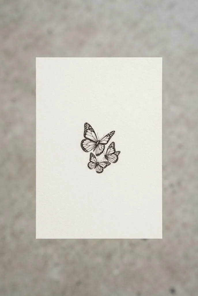 Finger Joint Tiny Artistry — dainty butterfly tattoo simple style outfit