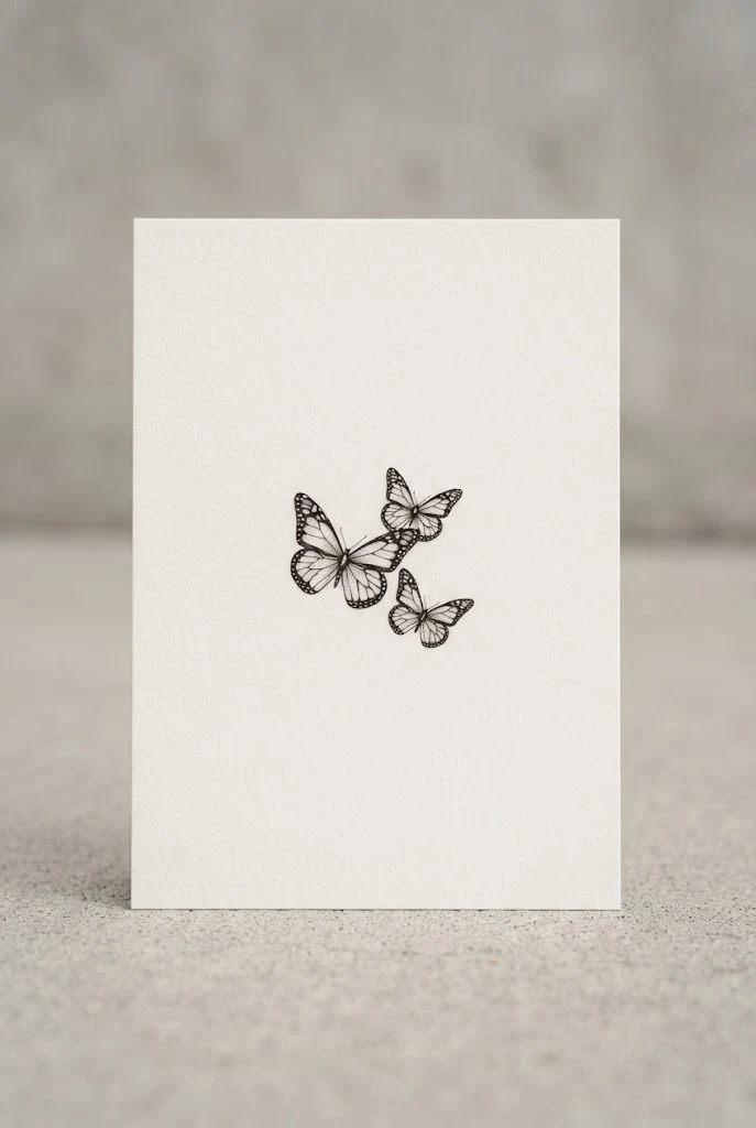Shoulder Blade Delicate Placement — dainty butterfly tattoo simple style outfit