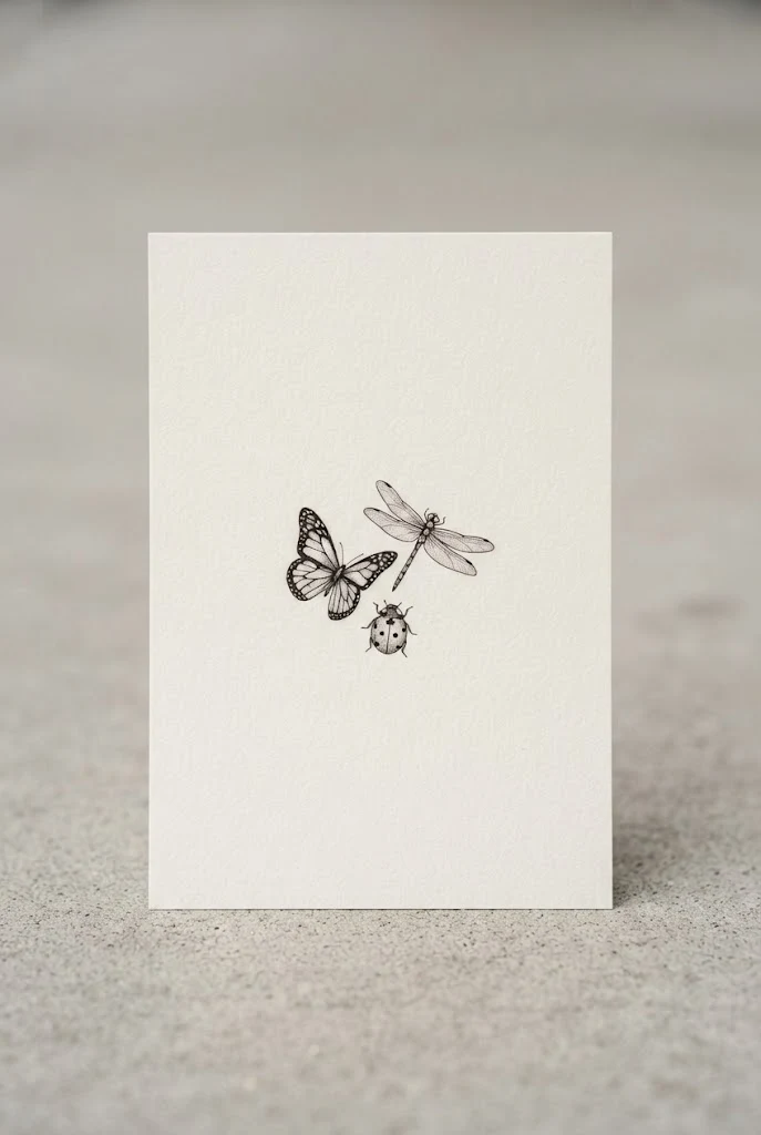 Ankle Micro-Insects for Subtle Charm — dainty butterfly tattoo simple style outfit
