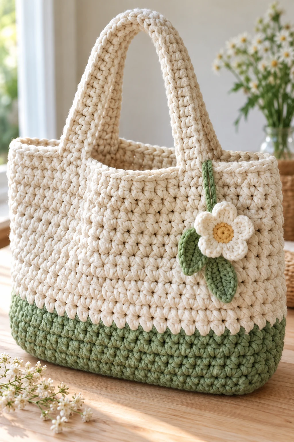 Chunky Crochet Tote Bag for Everyday Adventures — diy crochet patterns style outfit
