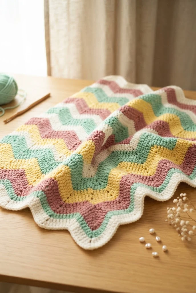 Chevron Baby Blanket — diy crochet projects style outfit