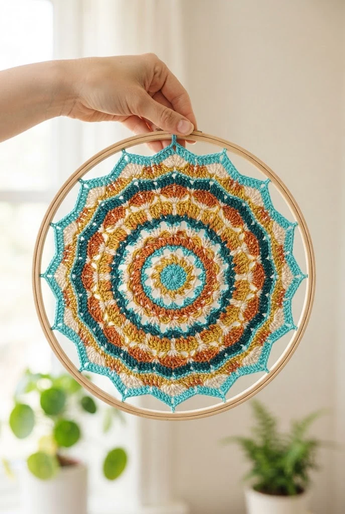 Mandala Wall Hanging — diy crochet projects style outfit