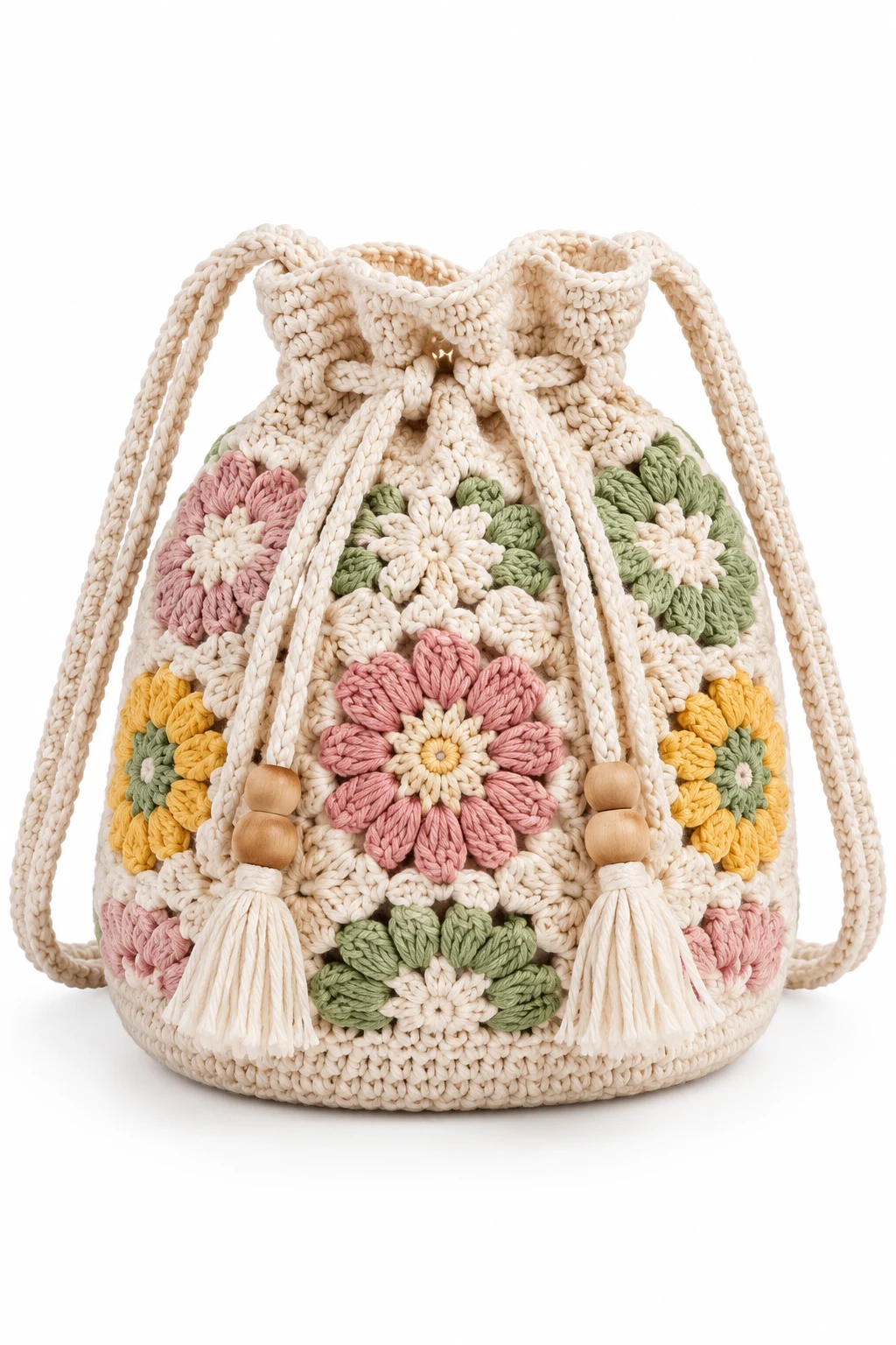 Shop: drawstring crochet bag gift ideas