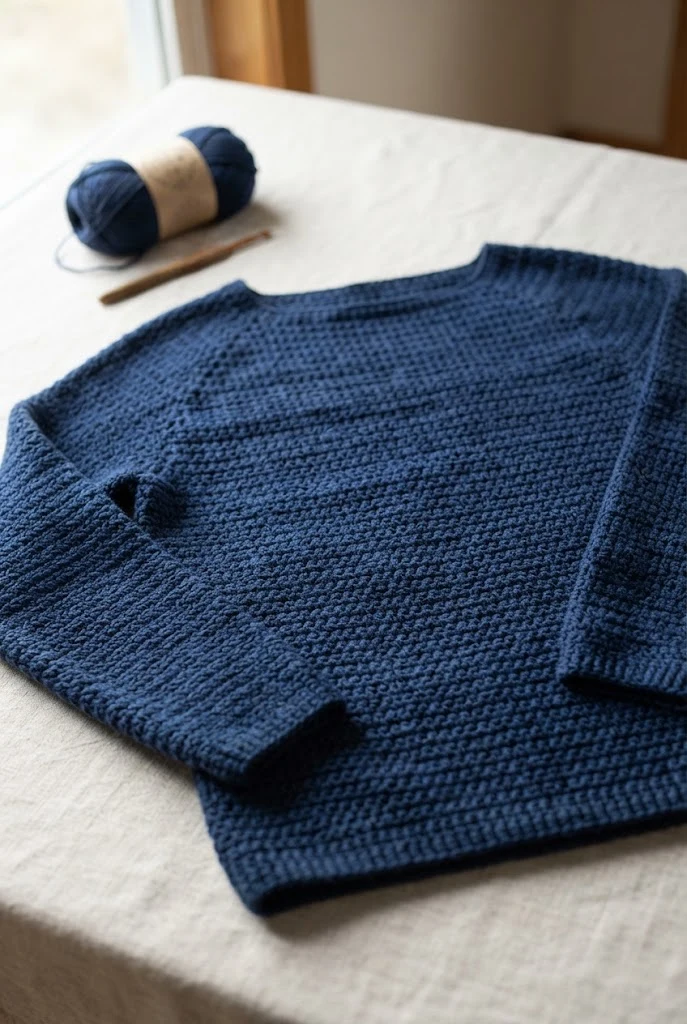 The Midnight Garden Pullover — easy clothes to crochet style outfit