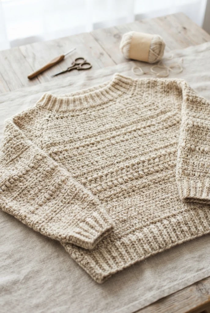 easy crochet sweaters — Outfit 16 — easy crochet sweaters style outfit