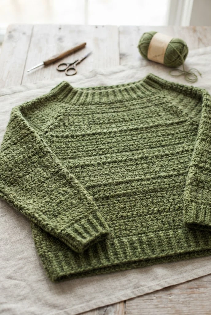 easy crochet sweaters — Outfit 2 — easy crochet sweaters style outfit