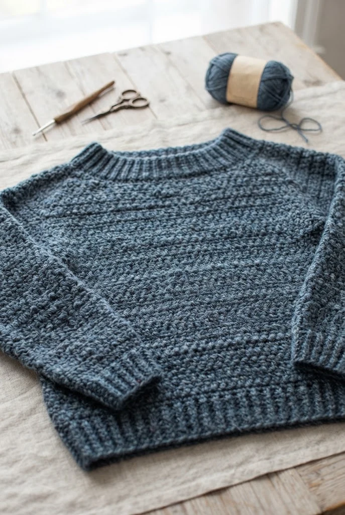 easy crochet sweaters — Outfit 3 — easy crochet sweaters style outfit