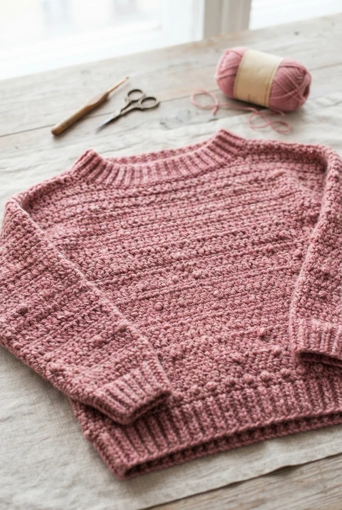 easy crochet sweaters — Outfit 5 — easy crochet sweaters style outfit