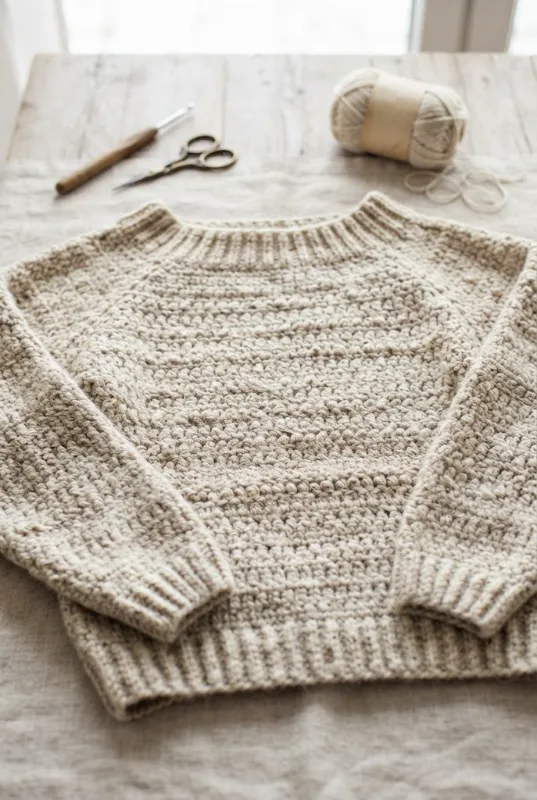 easy crochet sweaters — Outfit 6 — easy crochet sweaters style outfit