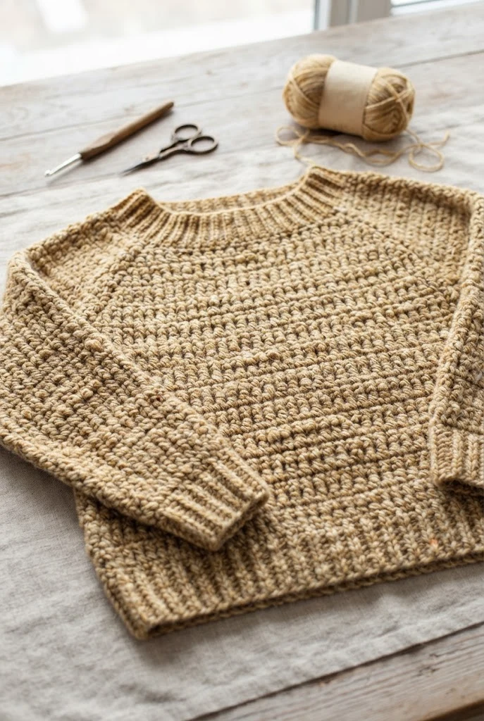easy crochet sweaters — Outfit 8 — easy crochet sweaters style outfit