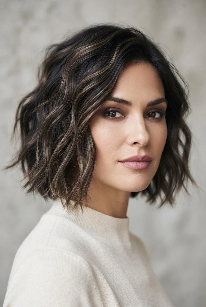 The Natural Salt-Spray Waves — easy short hairstyles style outfit