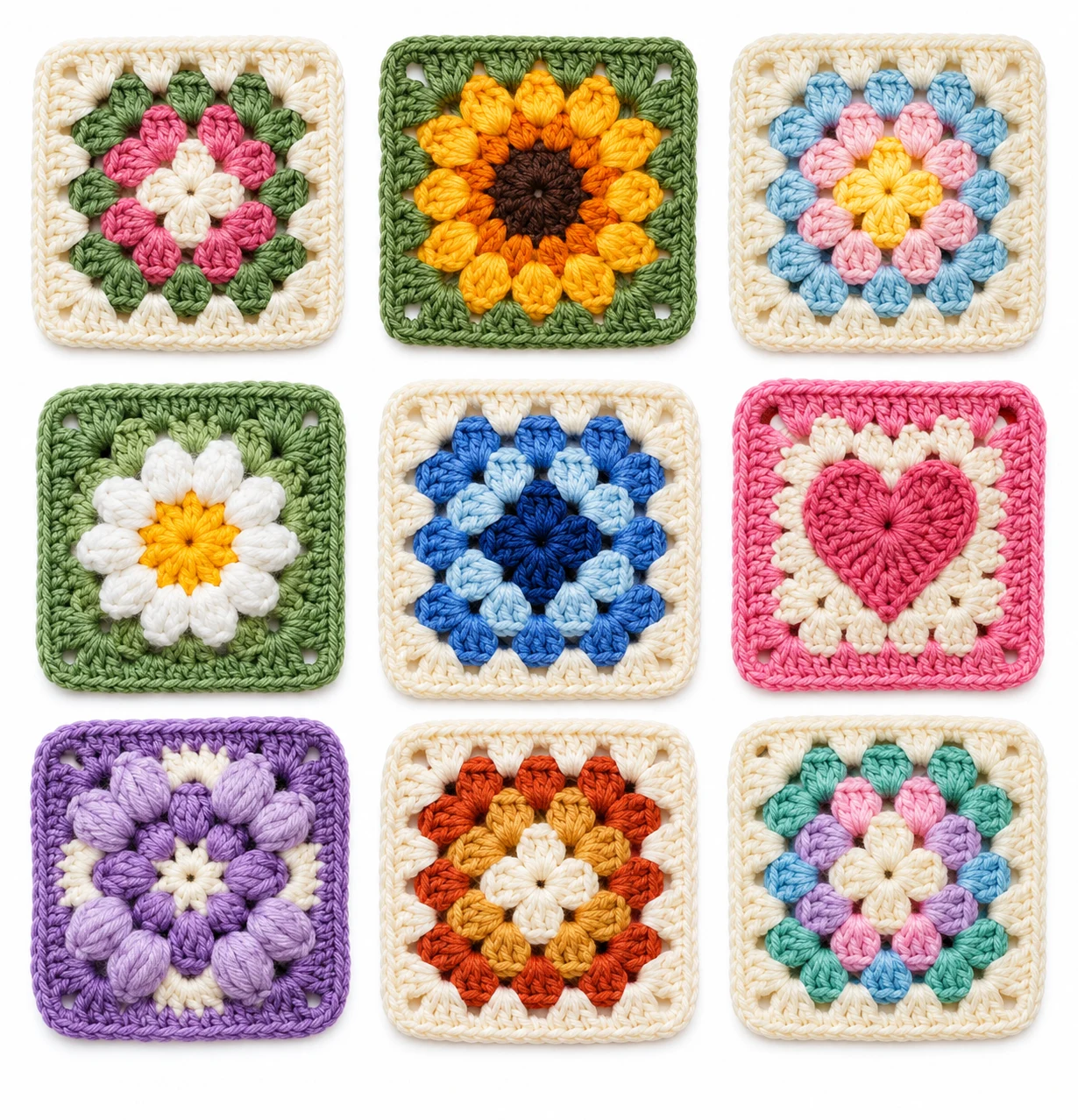 Shop: free granny square crochet pattern best sellers