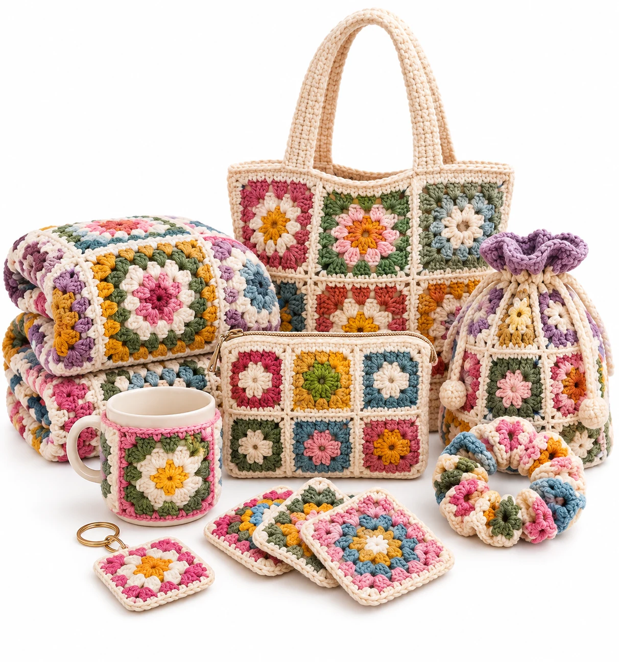 Shop: free granny square crochet pattern gift ideas