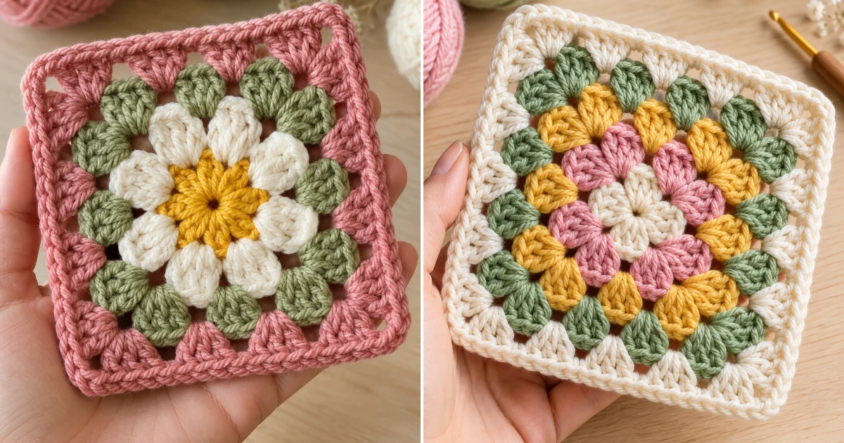 Free granny square crochet pattern: 10 Ultimate DIY free granny square crochet pattern