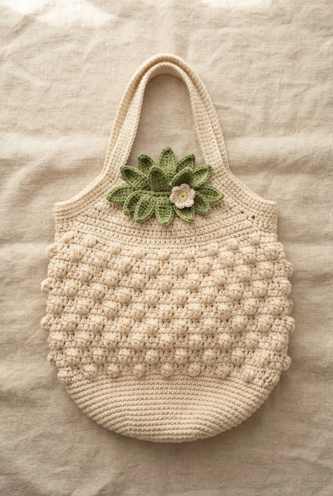 Pineapple Texture Produce Carrier — fruit bag crochet