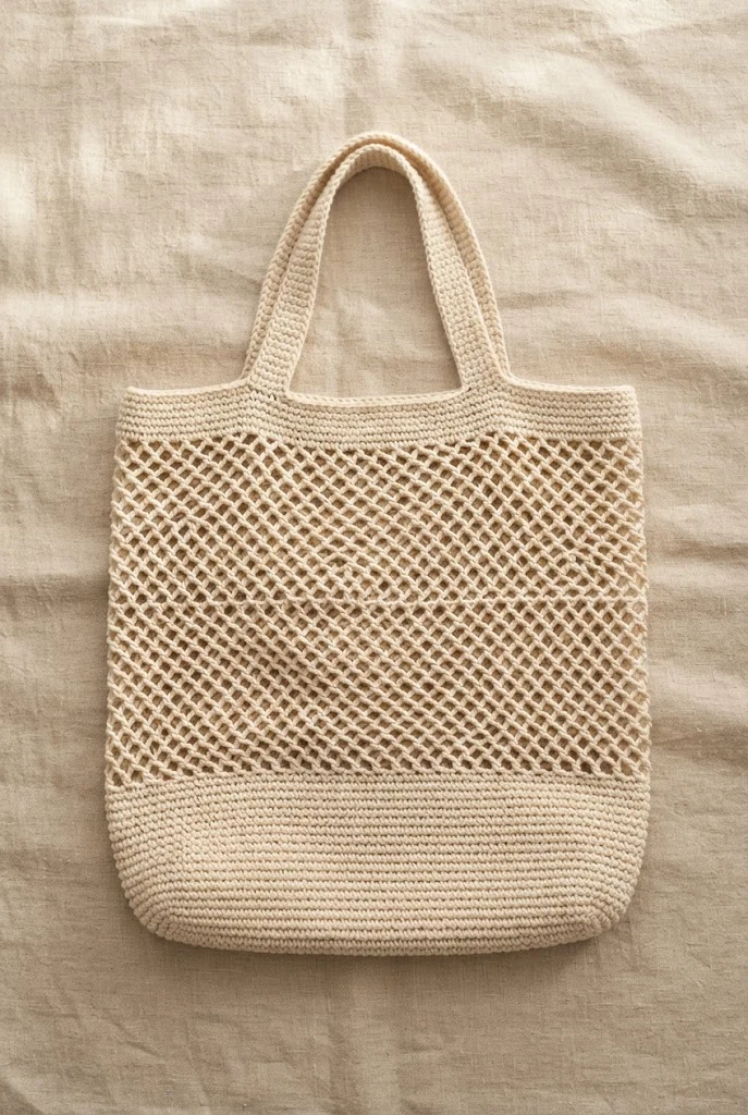 Sturdy Bottom Market Bag — fruit bag crochet
