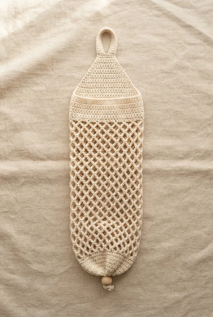 Hanging Kitchen Storage Net — fruit bag crochet