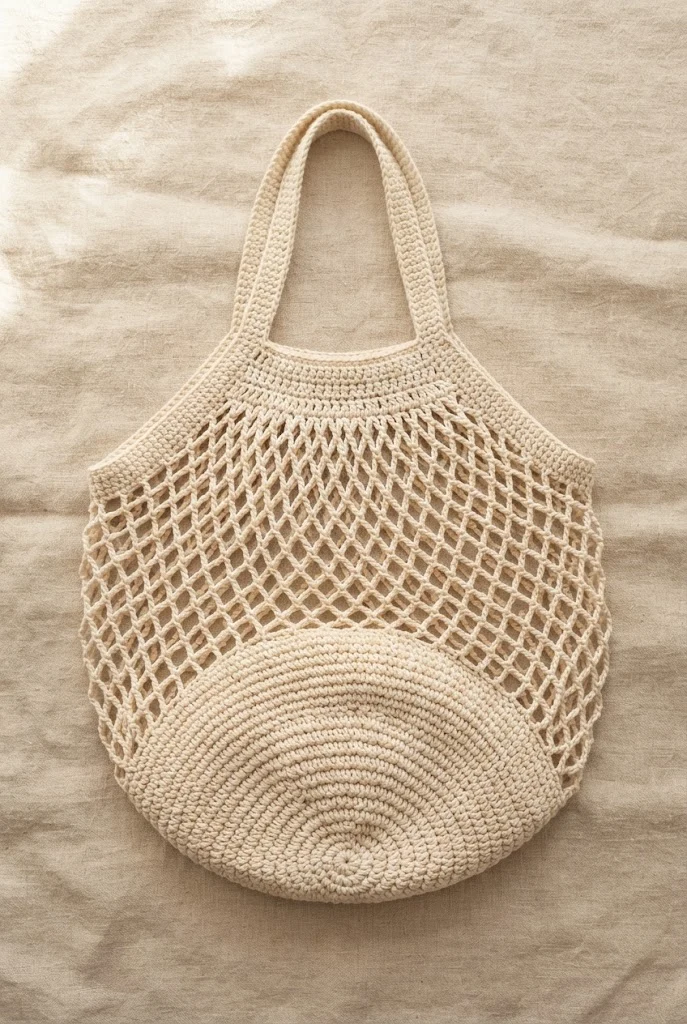 Expandable Market Net — fruit bag crochet