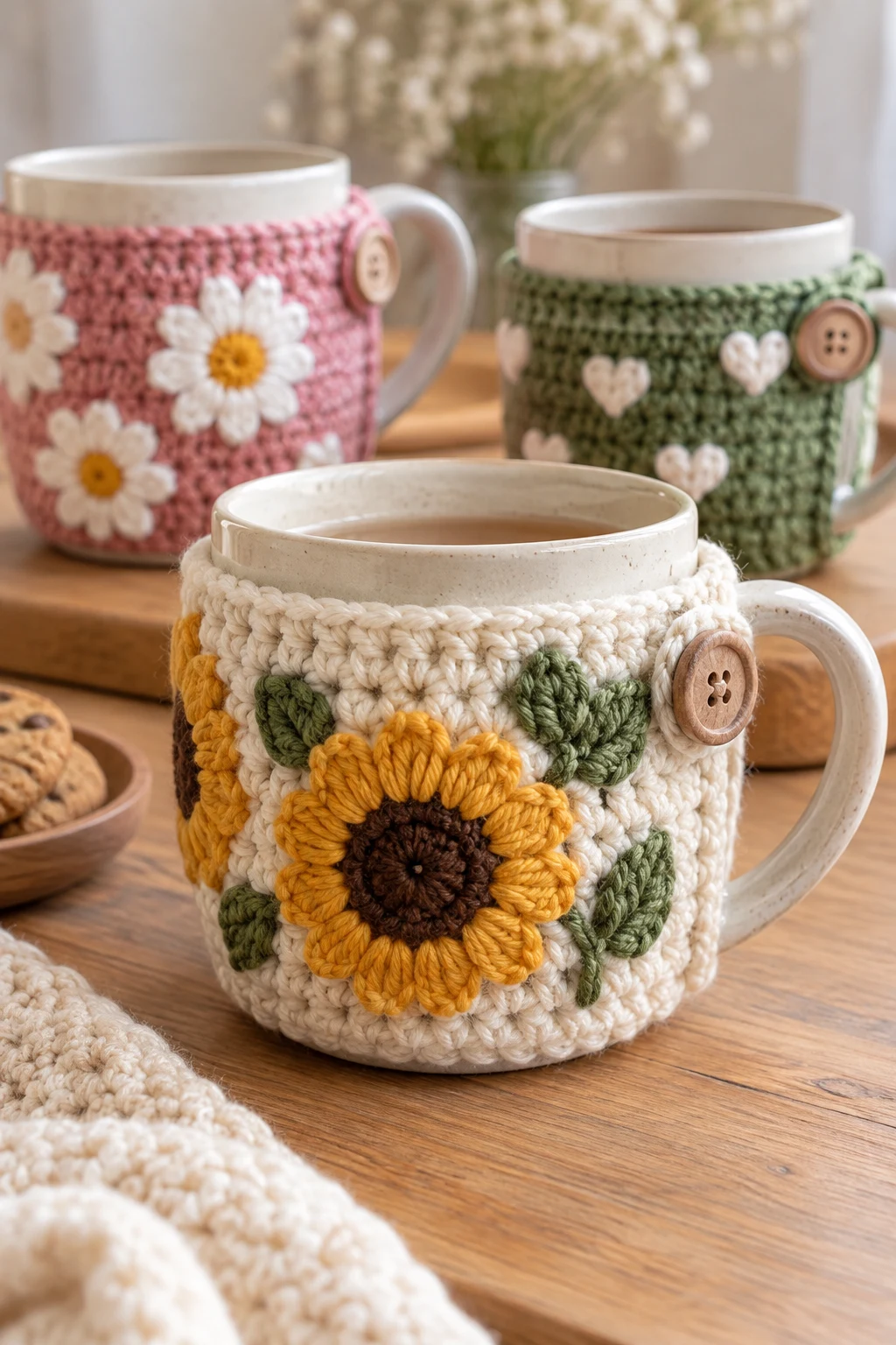 Cozy Crochet Mug Sweaters — fun crochet projects style outfit