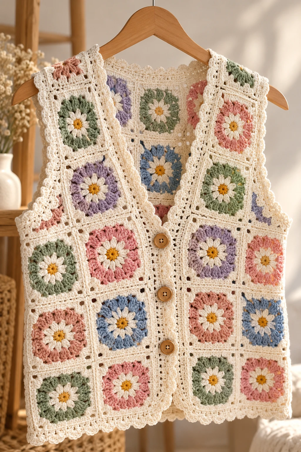 Personalized Handmade Crochet Gilet — gilet crochet style outfit