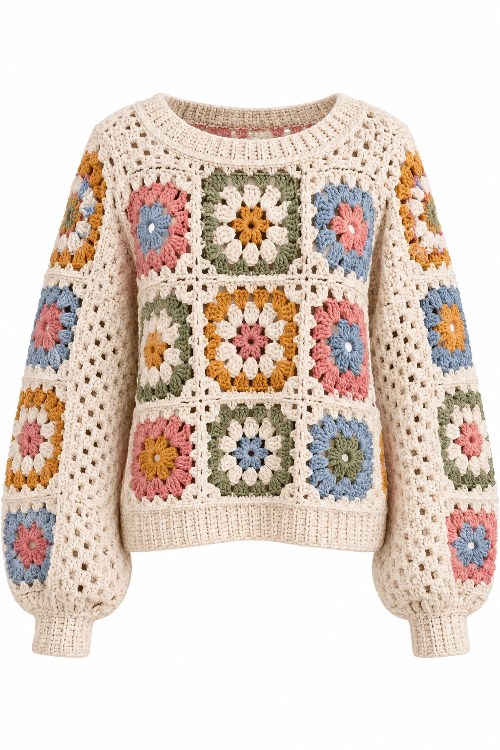 Shop: hand crochet sweater