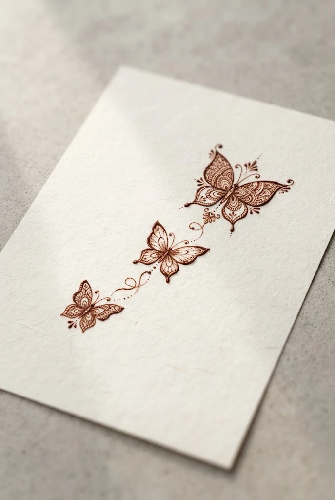 Collarbone Flight Path — henna tattoo designs butterfly style outfit