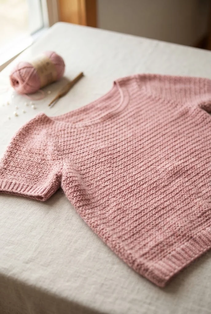 The Blush Hour Sweater-Blouse — how to crochet a style outfit
