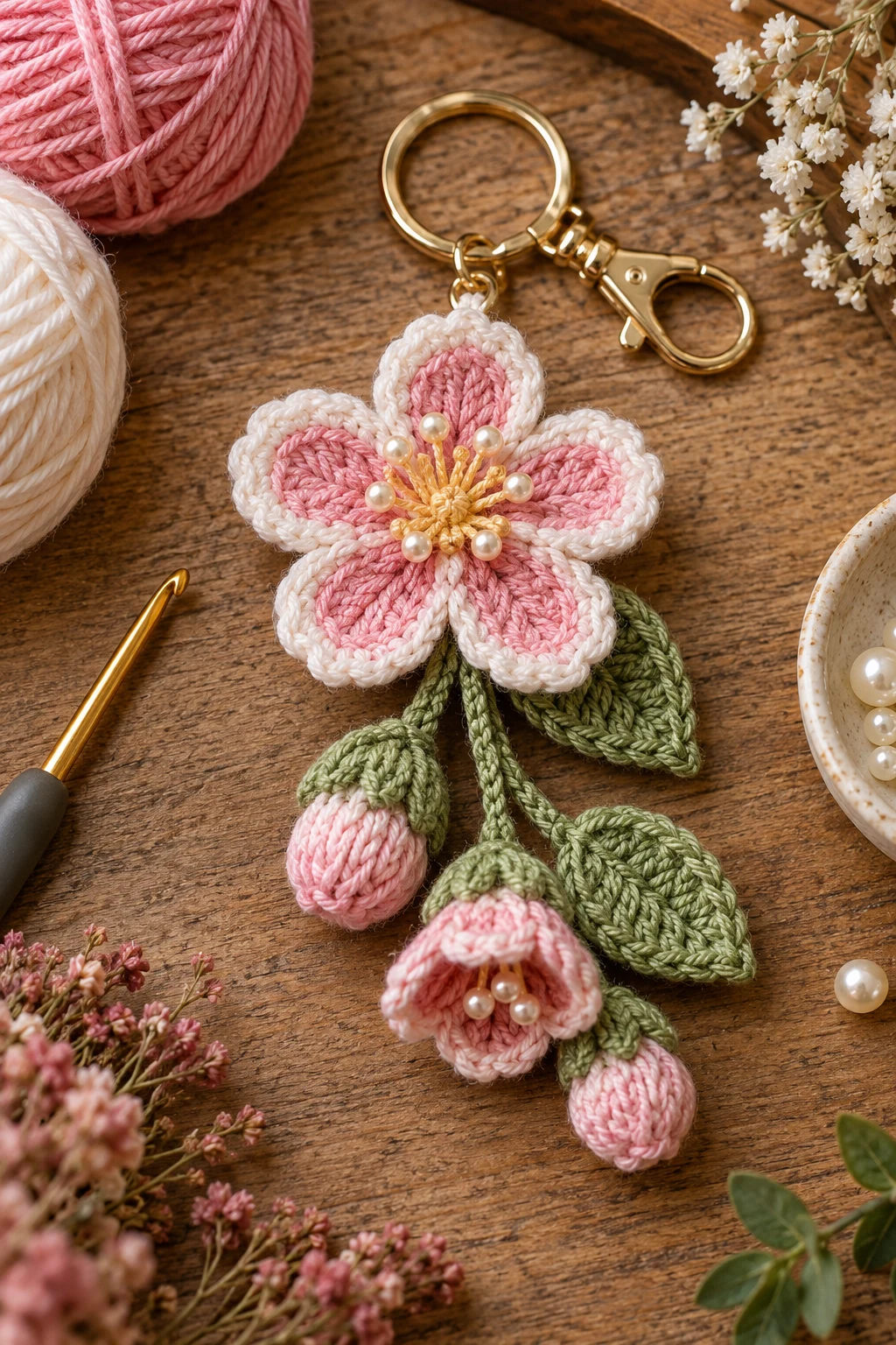 how to crochet flower keychain — Outfit 13 — how to crochet flower keychain style outfit