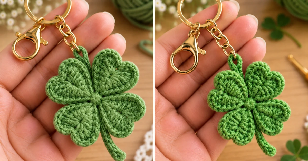 How to Make Crochet Clovers: 17 Cute DIY Ideas for how to make crochet clovers