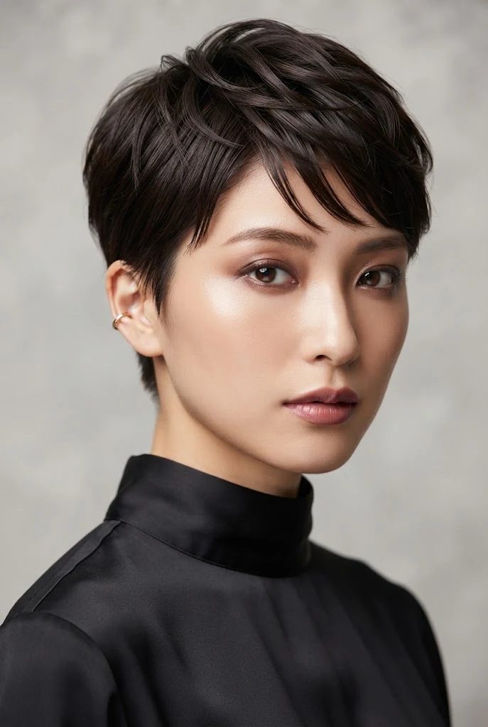 The Texturized Pixie Crop — Japanese short hair hairstyles style outfit