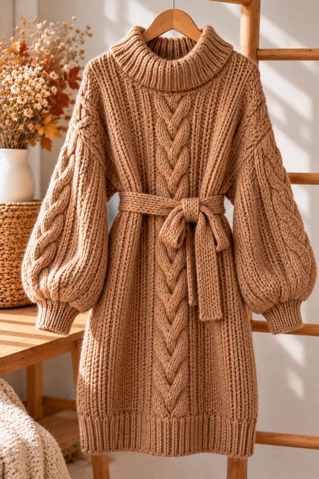Knitted Beanie and Scarf Set — knitted clothes aesthetic