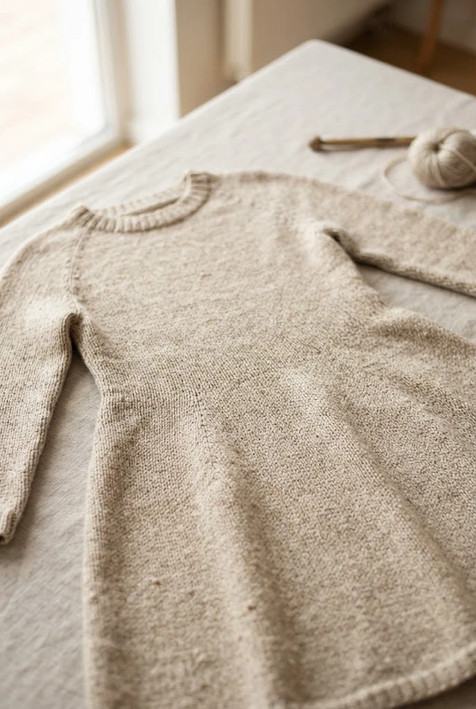 Chic Everyday Knit Dress — knitted clothing patterns