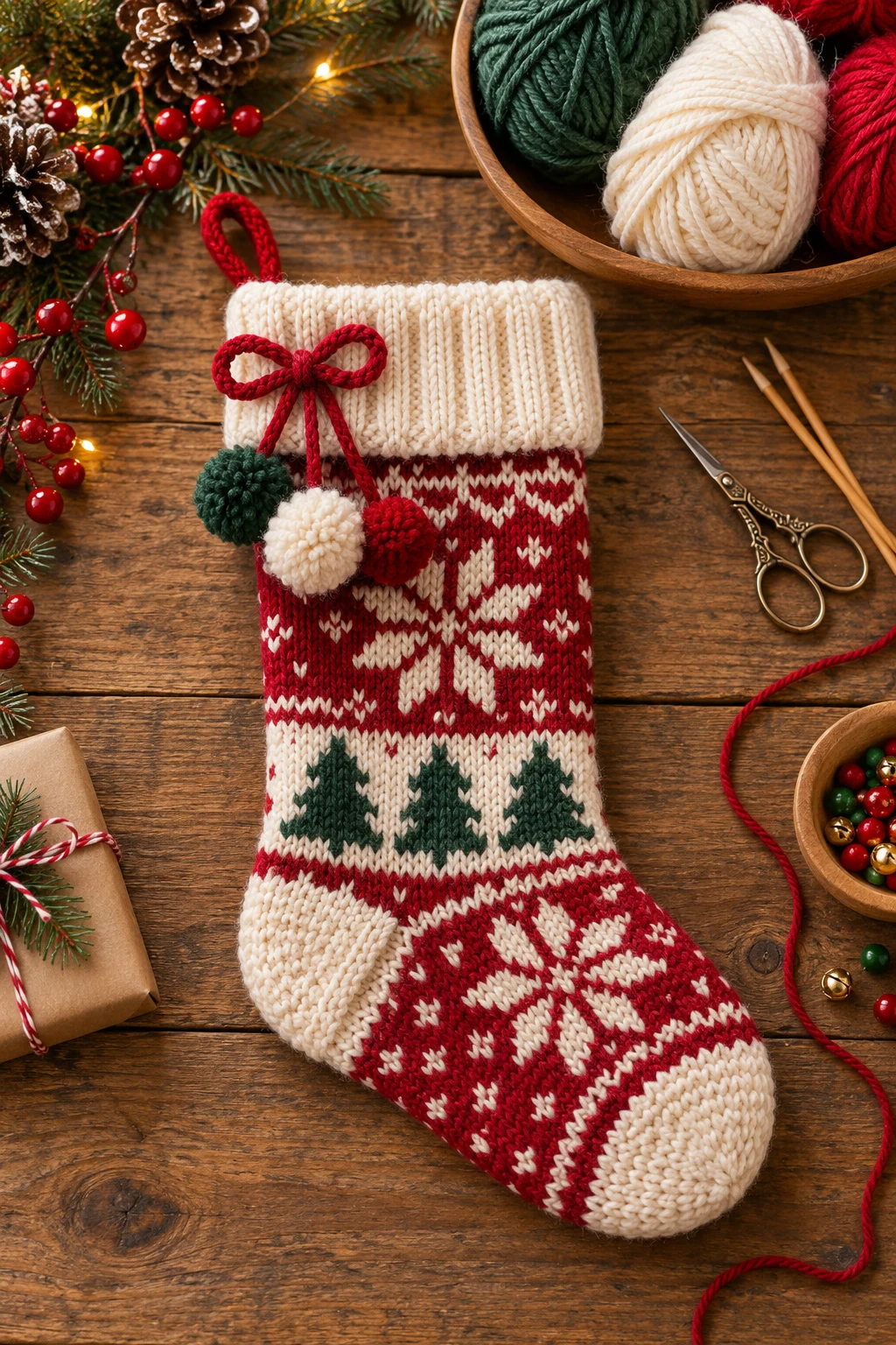 Personalized Christmas Stocking — Knitting Ideas style outfit