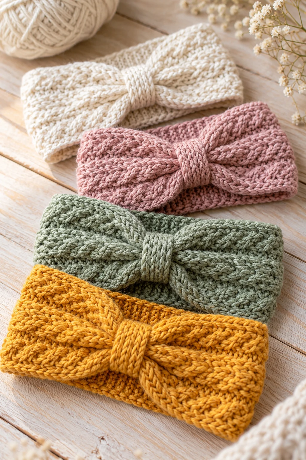 Textured Knitted Headbands — knitting inspiration
