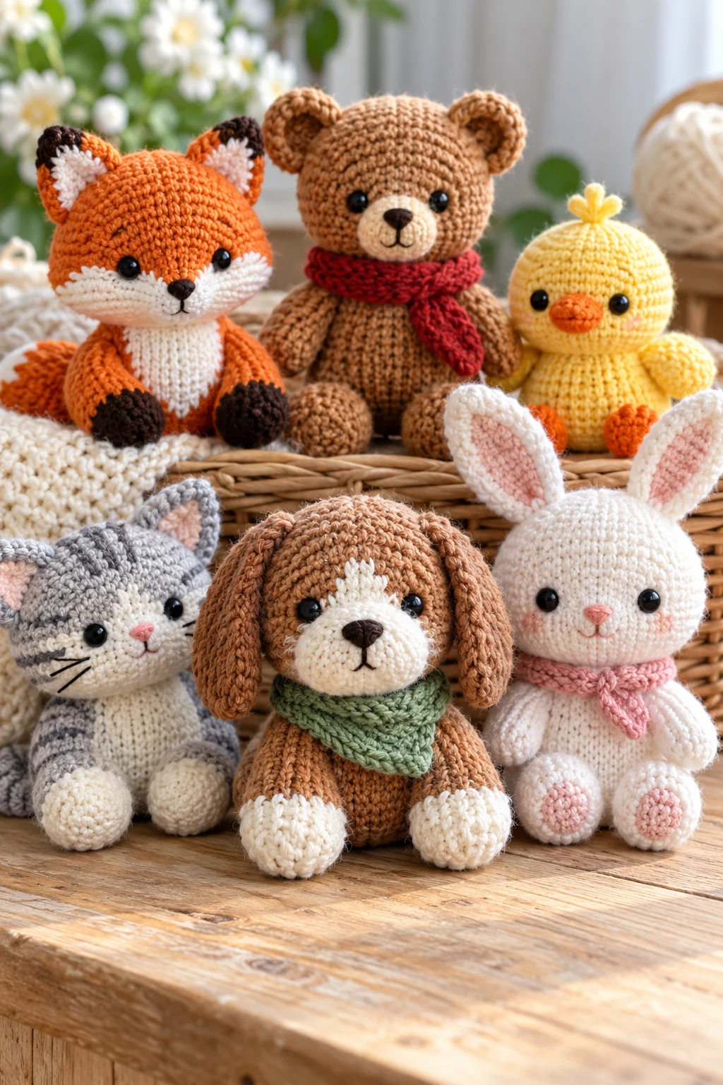 Playful Knitted Amigurumi Animals — knitting inspiration